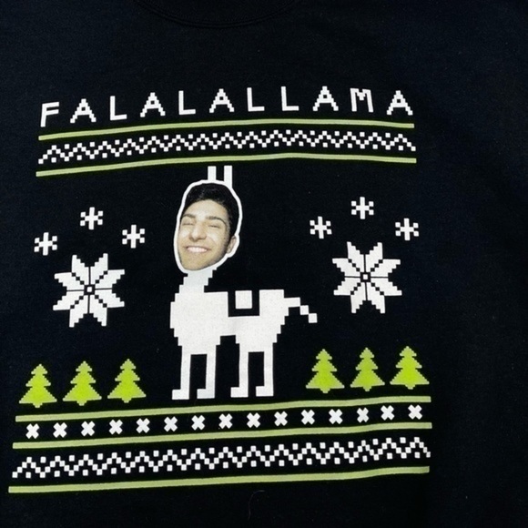 Issa Twaimz Falalallalama Crewneck Graphic Sweatshirt - Picture 2 of 4